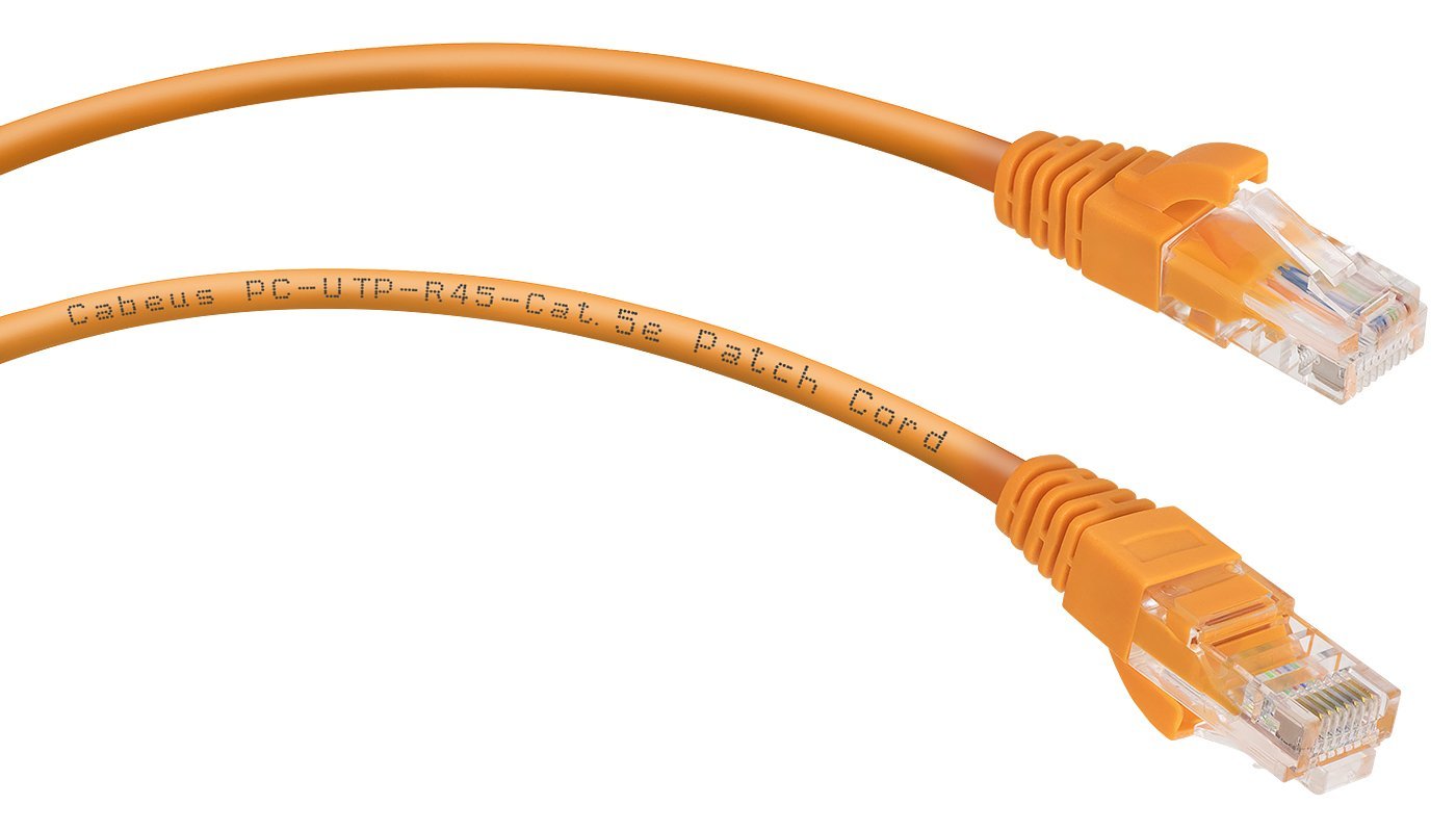 PC-UTP-RJ45-Cat.5e-2m-OR-LSZH (9523c), оранжевый