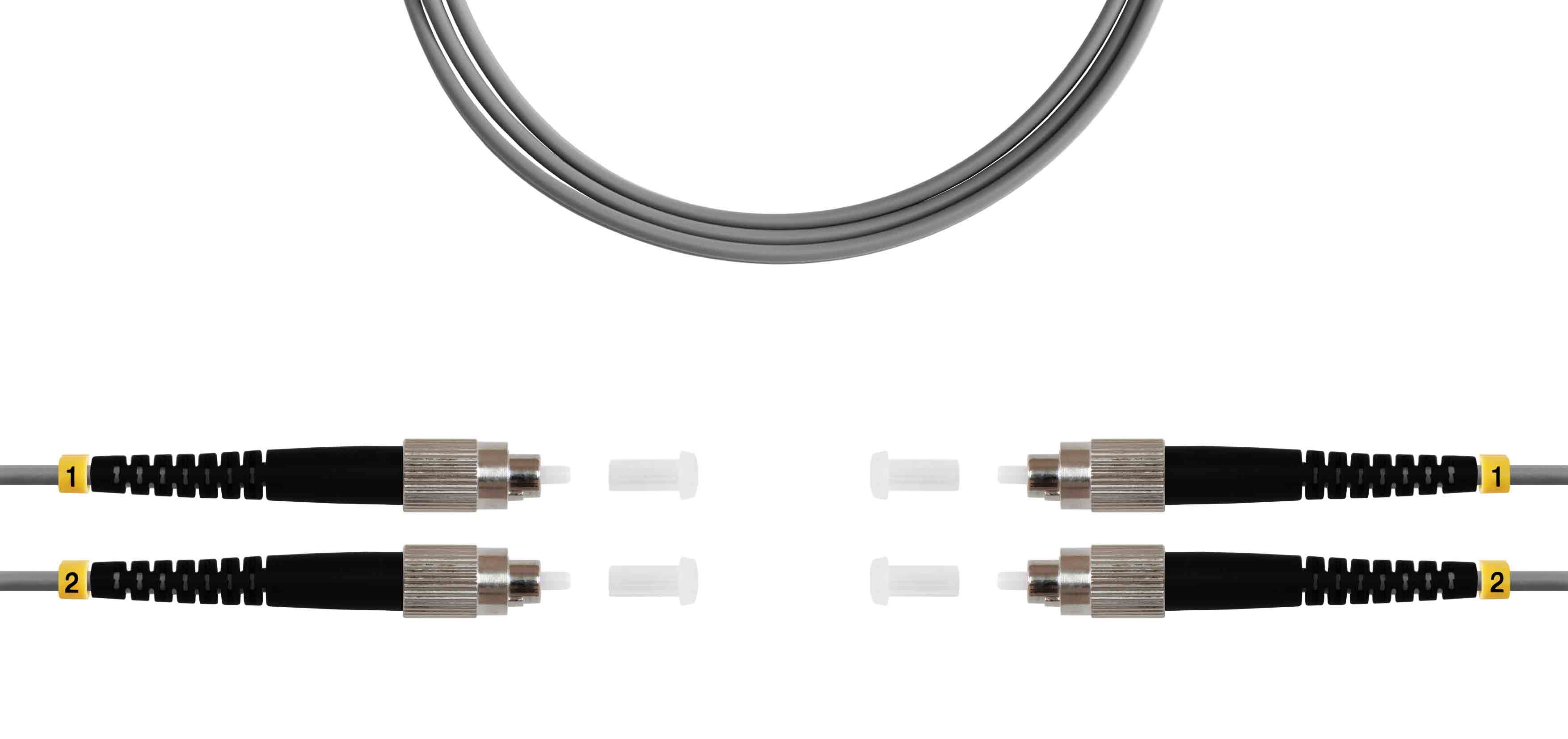 Патч-корд ВО MM(OM1), FC/UPC-FC/UPC, 3.0мм, duplex, LSZH, 2м (09-12092)