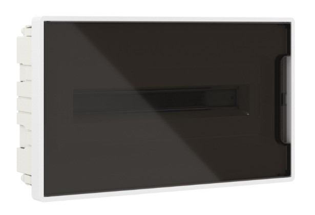 Щиток встраиваемый с дверцей 18 модулей белый FRAME с 2 шинами PEN (F18B1WD)