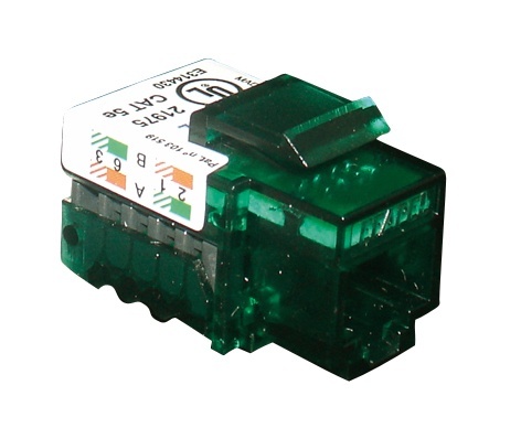 Разъем RJ45, кат.5е UTP (21975), для подключения компьютера