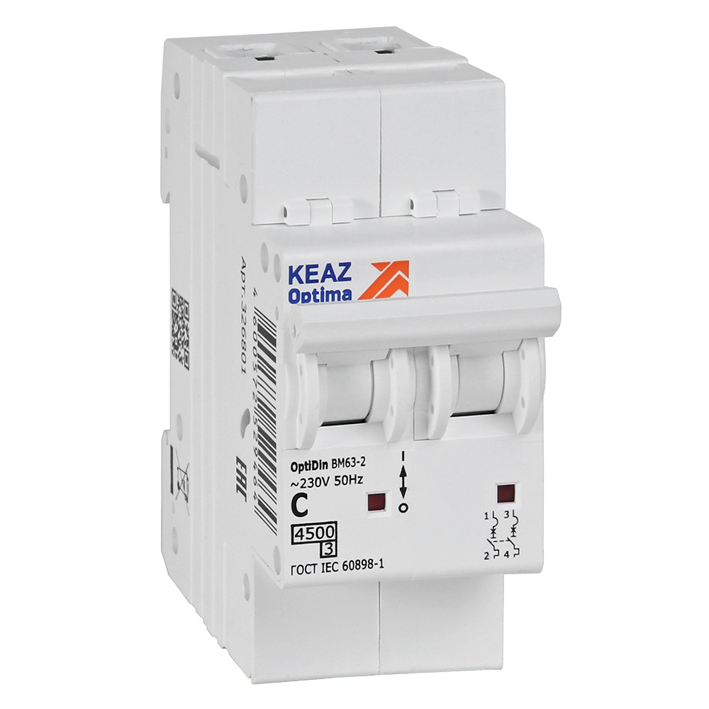 OptiDin BM63-2C20-4.5-УХЛ3, КЭАЗ (326804)