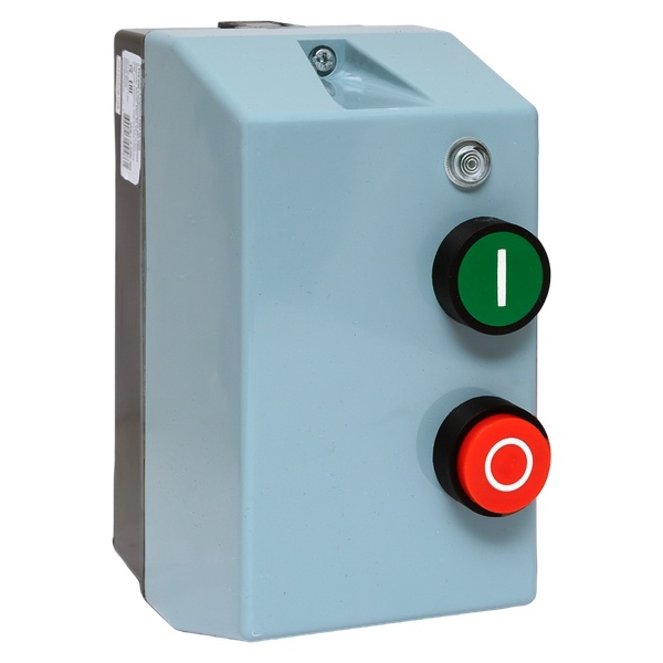ПМЛ-1 9А 1NO 230В AC с тепл реле 2,5-4А в корп с индIP65 (ctrp-r-9-230v-4A-led)
