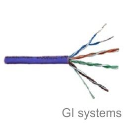 Кабель информационный Lanmaster LAN-5EUTP-BL кат.5е U/UTP не экранированный 4X2X24AWG PVC