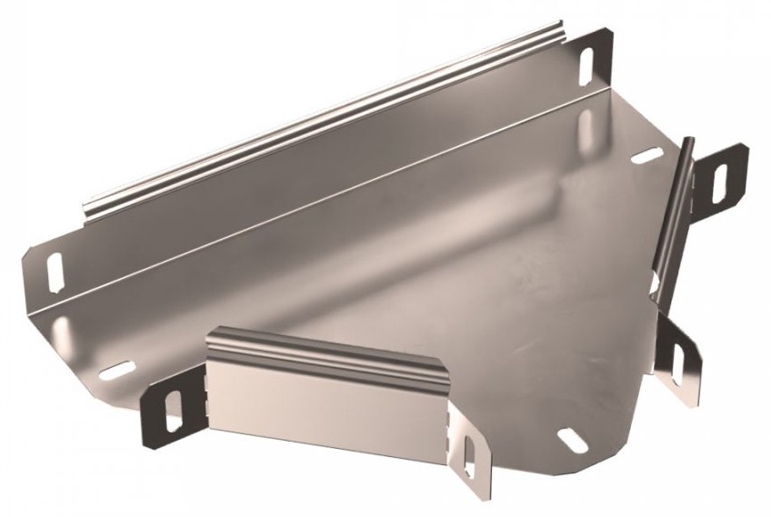 Ответвитель Т-образный Стандарт INOX (AISI 409) 100х50 (0,7мм) (PR16.2868) (Промрукав)