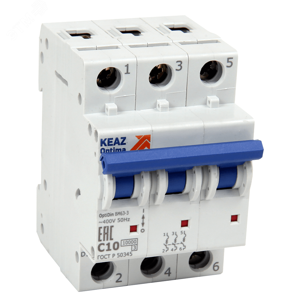 OptiDin BM63-3B10-10-УХЛ3, КЭАЗ (262759)