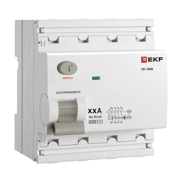 ВД-100N 4P 16А 30мА PROXIMA (E1046M1630)