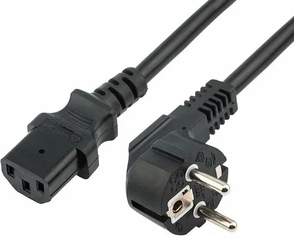 Шнур сетевой СЕЕ 7/7 (Schuko)- IEC 320 C13 3х1,0мм², длина 1,8м REXANT (04-2738)