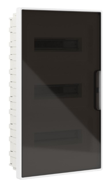 Щиток встраиваемый с дверцей 36 модулей белый FRAME с 4 шинами PEN (F36B1WD)