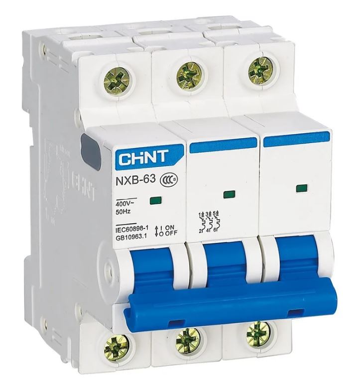 NXB-63 3P 20А 6кА х-ка B (R) CHINT (814197)