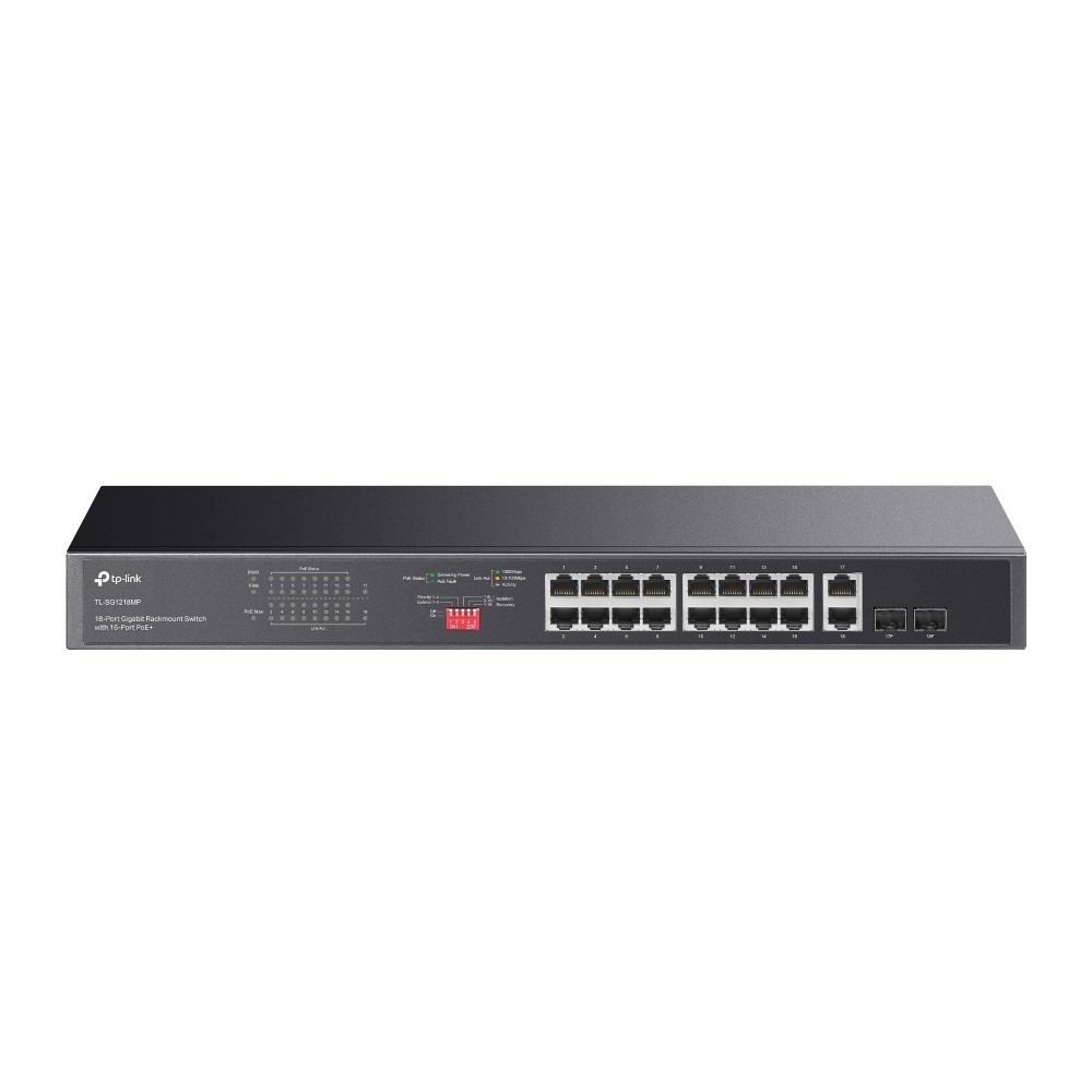TP-Link TL-SG1218MP Коммутатор с 16 гигабитными портами PoE+