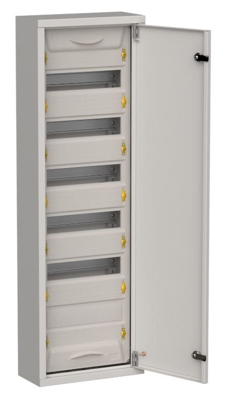 Корпус металлический TITAN 5 ЩРн-72 (1х72) 960х310х140 IP31 одна дверь серый (TI5-50-N-072-31-7035)