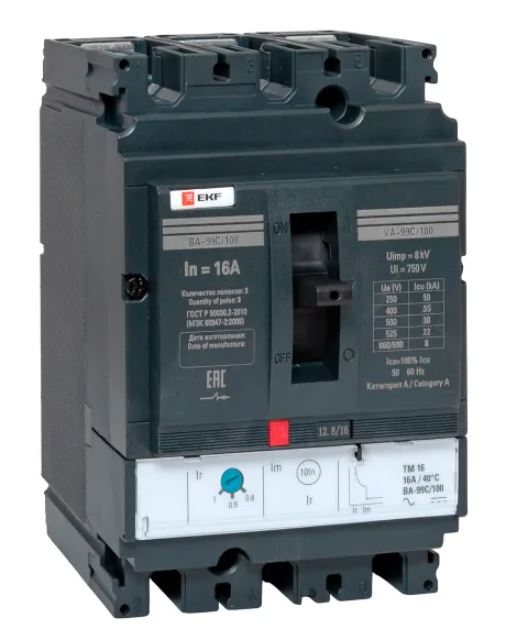 ВА-99C 100/16А 3P 35кА (mccb99C-100-16)