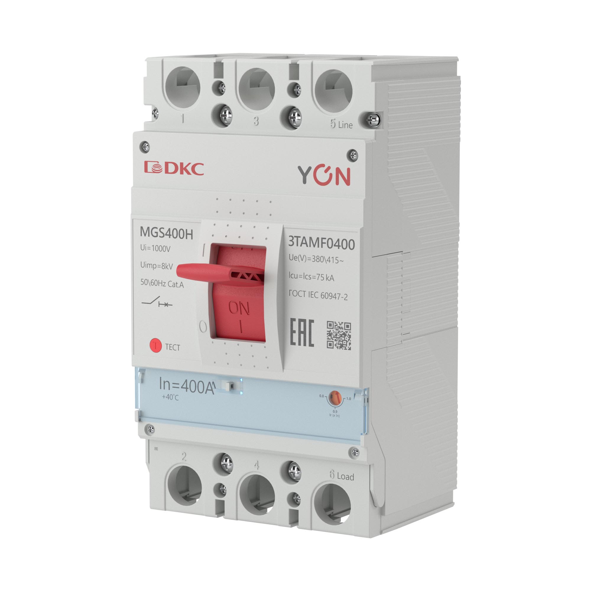 YON MGS400 3P 320-400A 75kA (MGS400H-3TAMF0400)