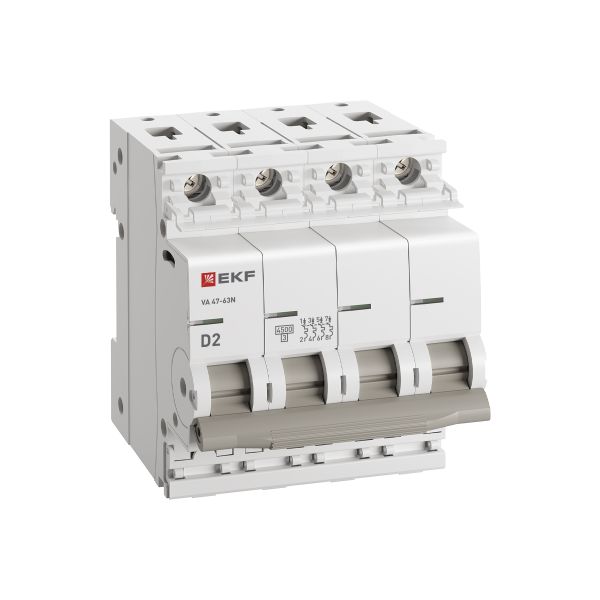ВА 47-63N 4P 2А (D) 4,5 кА (M634402D)