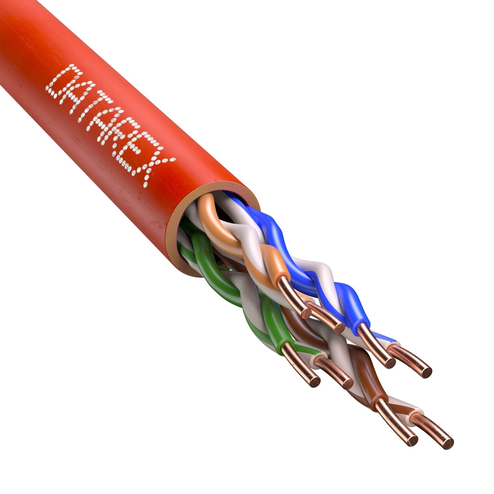U/UTP 5E 4PR PVCLS нг(А)-LSLTx, красный (DR-140037)