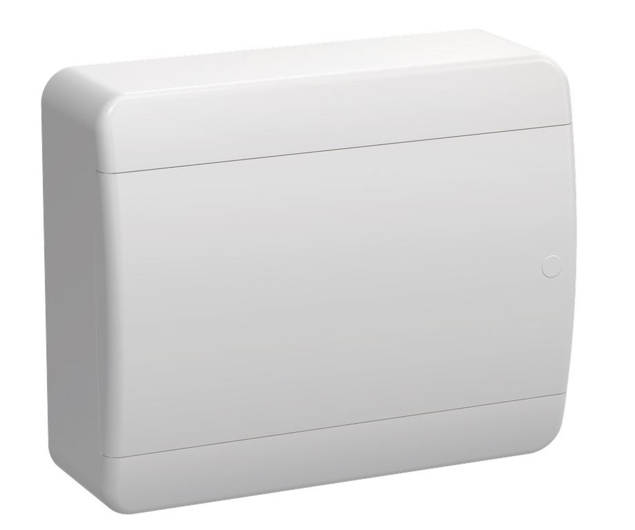 Корпус пластиковый TEKFOR ЩРН-П-12 IP41 белая дверь (TF5-KP13-N-12-41-K01-K01)