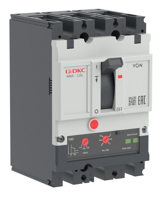 YON pro MNX125L 3P 100A 70kA при AC415V расц. TMD (MNX125L3PTMD0100)