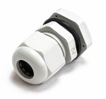 Сальник PG 19 (IP68) d отверстия 12-16 мм серый (PR08.6967)
