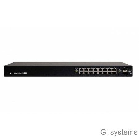 Коммутатор Ubiquiti EdgeSwitch ES-16-150W-EU 16G 2SFP 16PoE+ управляемый