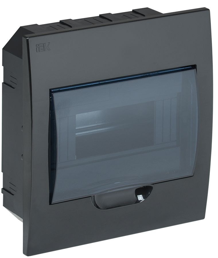 Корпус пластиковый встраиваемый KREPTA ЩРВ-П-8 IP41 черный (MKP12-V-08-41-K02)