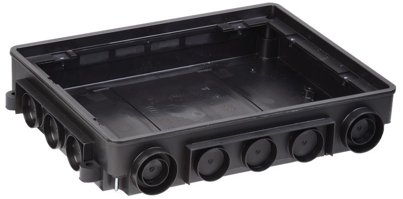 Коробка напольная под лючок ONFLOOR 24 PRIMER (KNU-80-16-PA-9011)