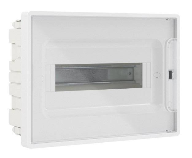 Щиток встраиваемый с дверцей 12 модулей белый FRAME с 2 шинами PEN (F12B3WT)