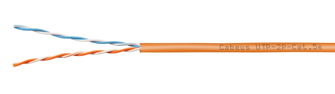 UTP-2P-Cat.5e-SOLID-LSZH-OR-100 (12216c-5)
