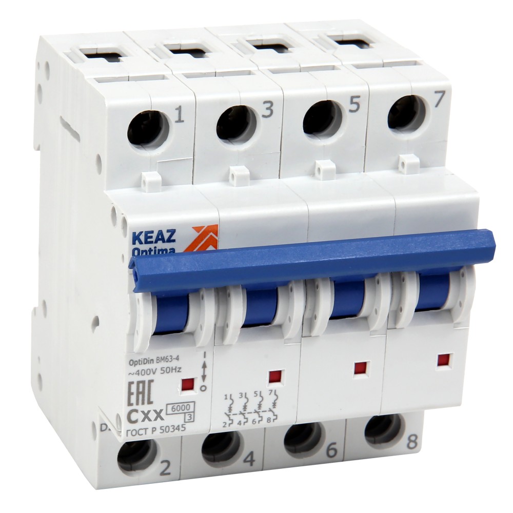 OptiDin BM63-4C32-УХЛ3, КЭАЗ (260892)