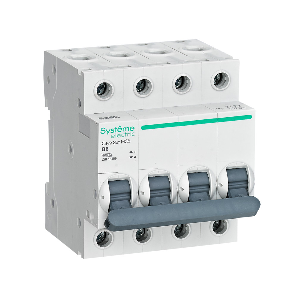 City9 Set 4P 6А 6kA 400В B (C9F16406)