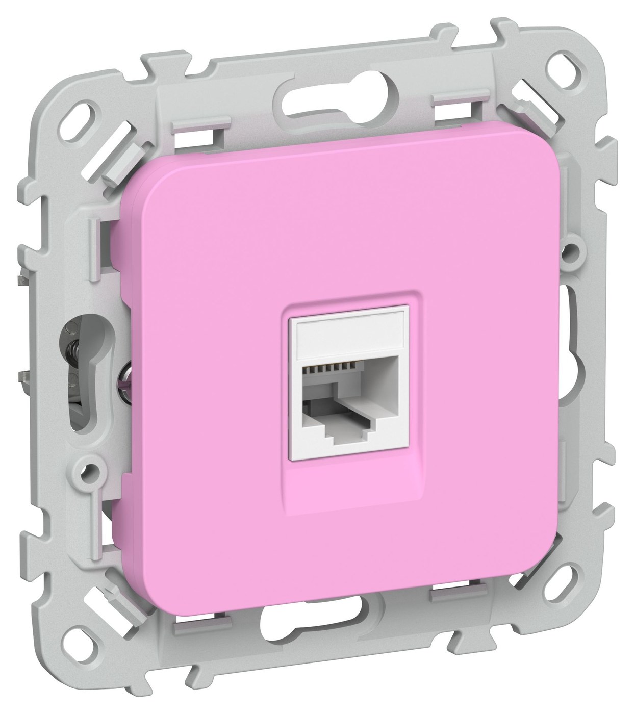 FLITE Розетка компьютерная RJ45 кат 6 UTP РК6-1-0-ФлПр скрытой установки пурпурный (FI-K12-2-K99)