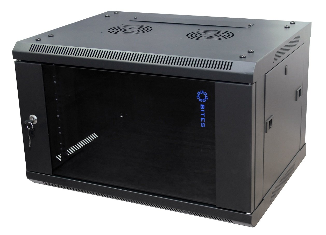 5bites Шкаф телекоммуникационный настенный TC6401-09B 9U / 600*450 / WALL / BLACK