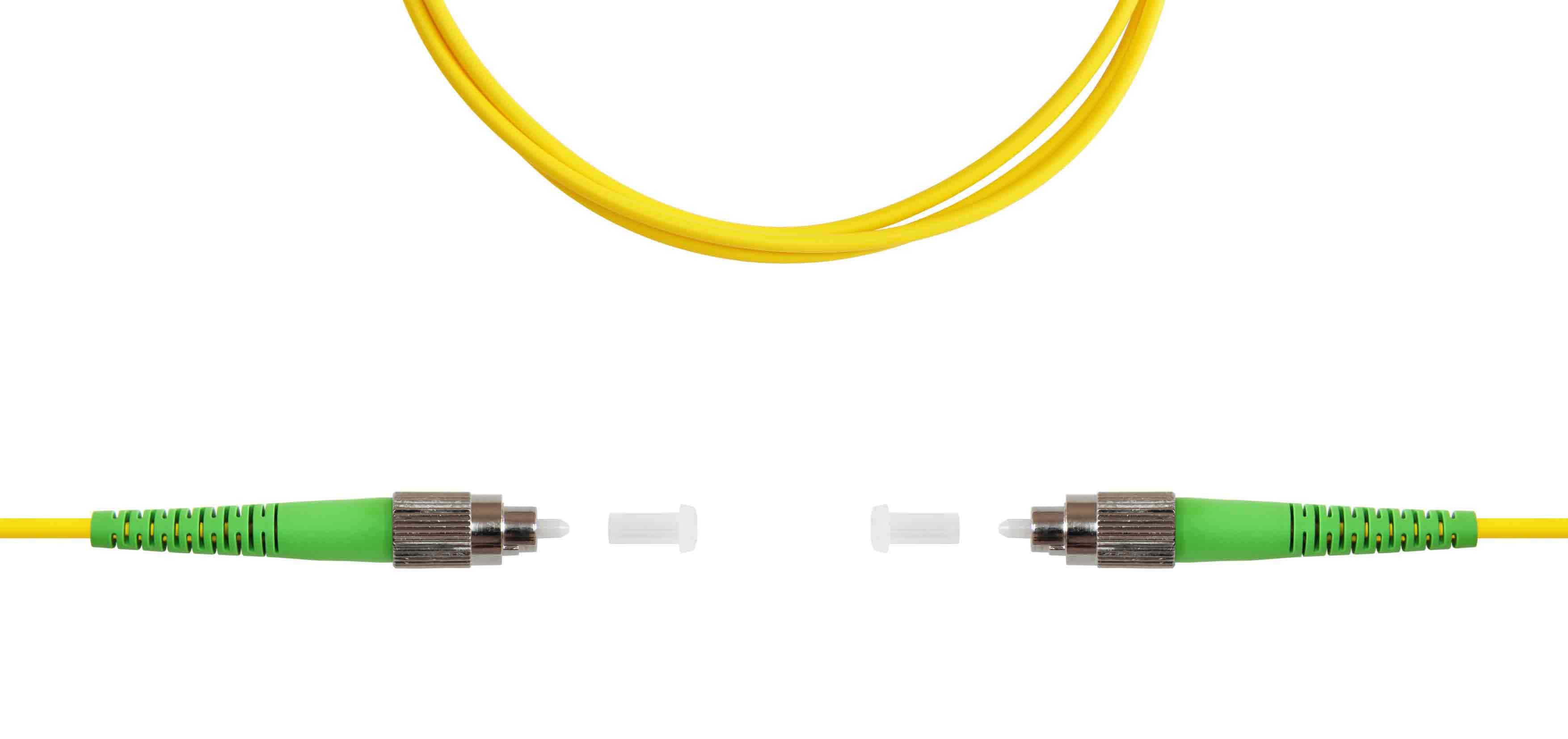 Патч-корд ВО SM(G.652.D), FC/APC-FC/APC, 3.0мм, simplex, LSZH, 2м (09-05002)