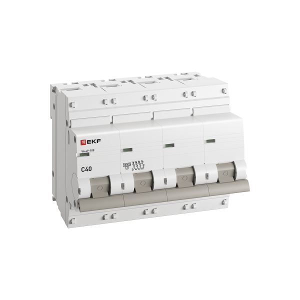 ВА 47-100 4P 40А (C) 10kA (mcb47100-4-40C-pro)