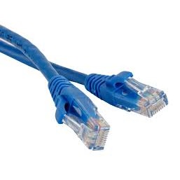 Патч-корд Lanmaster UTP LAN-PC45/U5E-1.0-BL вилка RJ-45-вилка RJ-45 кат.5е 1м синий LSZH