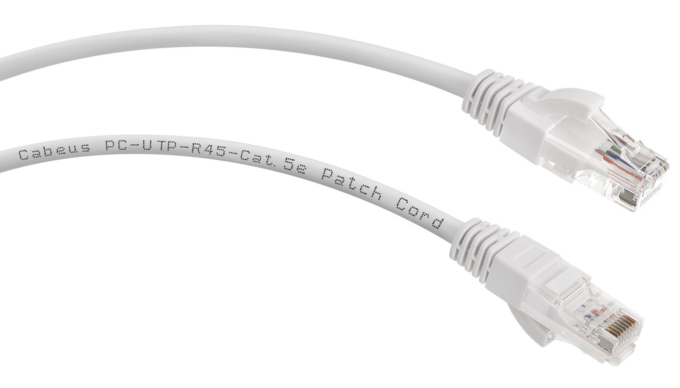 PC-UTP-RJ45-Cat.5e-0.5m-WH-LSZH (9488c), белый