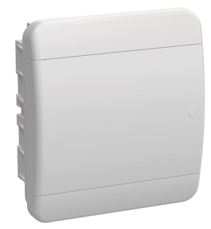 Корпус пластиковый встраиваемый TEKFOR ЩРВ-П-8 IP41 белая дверь (TF5-KP13-V-08-41-K01-K01)