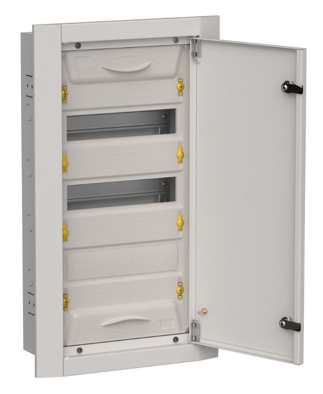 Корпус металлический встраиваемый TITAN 5 ЩРв-36 (1х36) 630х365х130 IP31 одна дверь серый (TI5-50-V-036-31-7035)