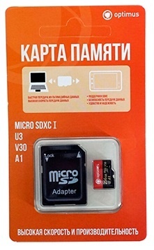 MicroSDXC 256Gb (Optimus)