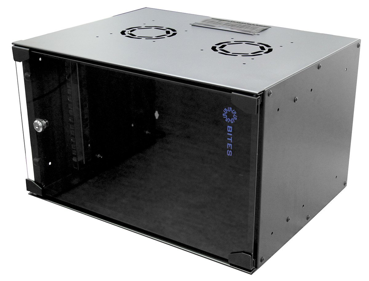 5bites Шкаф телекоммуникационный настенный TC5402-06B 6U / 520*400 / WALL / BLACK