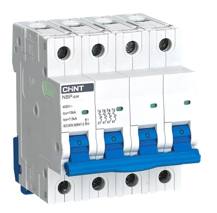 NBP-63R 4P 32А 15кА 8In (R) CHINT (352408)