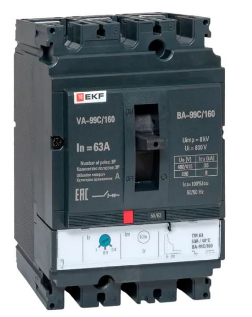 ВА-99C 160/63А 3P 35кА (mccb99C-160-63)