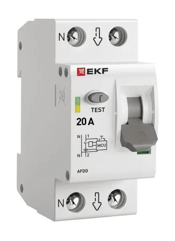 УЗДП 1P+N 20А PROXIMA (afdd-2-20-pro)
