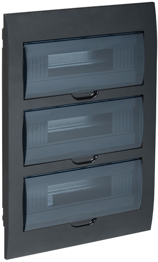 Корпус пластиковый встраиваемый KREPTA ЩРВ-П-36 IP41 черный (MKP12-V-36-41-K02)