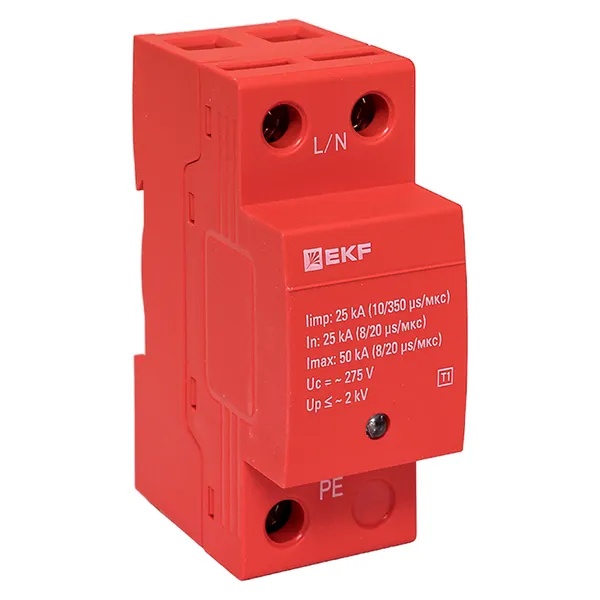 Limp 25kA (10/350μs) 1P класс 1 (spd-t1-1p)