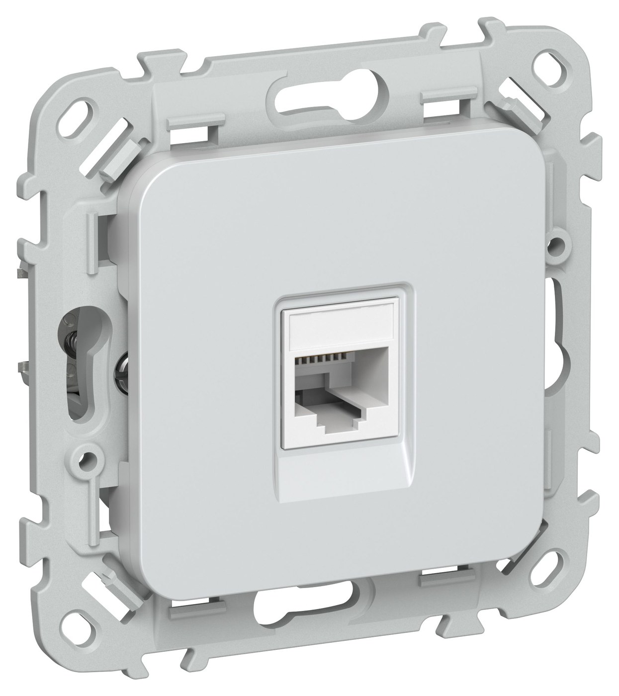 FLITE Розетка компьютерная RJ45 категория 5Е UTP РК5е-1-0-ФлЖ жемчуг (FI-K12-1-K36)