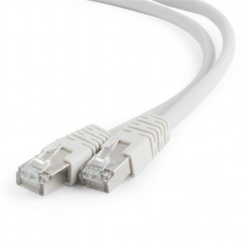Патч-корд F/UTP RJ45-RJ45, CAT 5e, ZH нг(А)-HF, серый, 0,5м REXANT (18-8001-1)