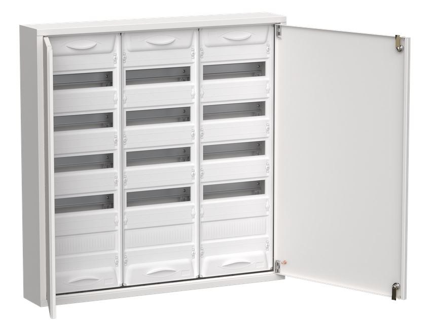 Корпус металлический TITAN 5 ЩРн-180 (3х60) 835х830х140 IP31 одна дверь белый (TI5-50-N-3х060-31)