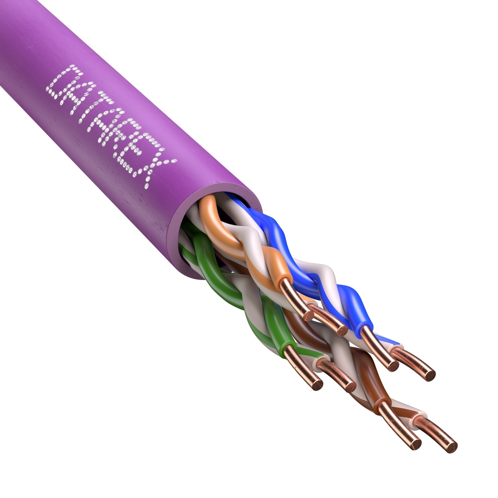 U/UTP 5E 4PR PVCLS нг(А)-LSLTx, маджента (DR-140077)