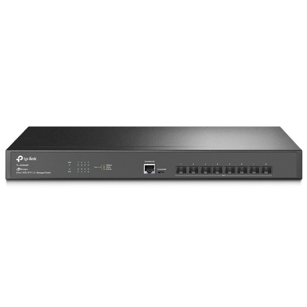 TP-Link SX3008F Omada 8-портовый 10-гигабитный управляемый SFP+ коммутатор L2+