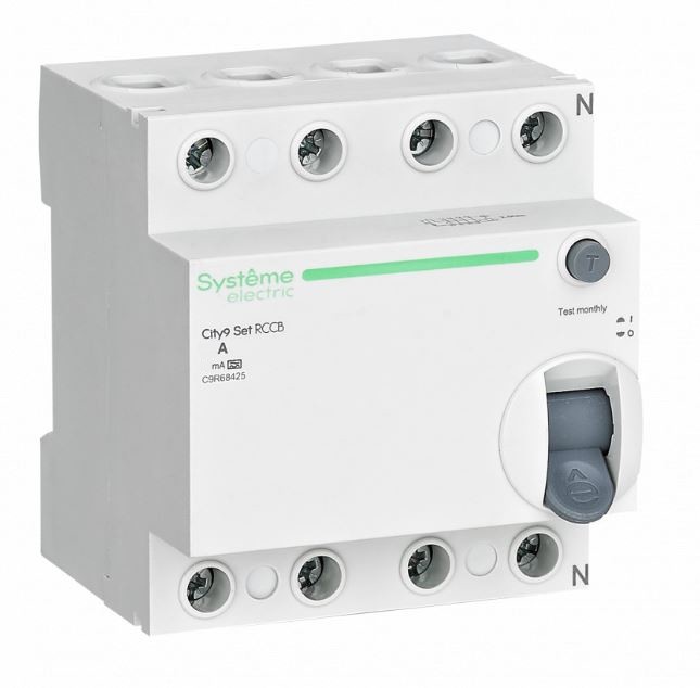 City9 Set ВДТ 4P 63А 300мА Тип-AC 400В (C9R66463)